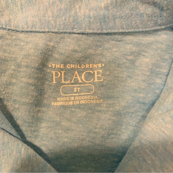 Toddler Polo Shirts 3T in White and Blue with Button Closure - Picture 5 of 11